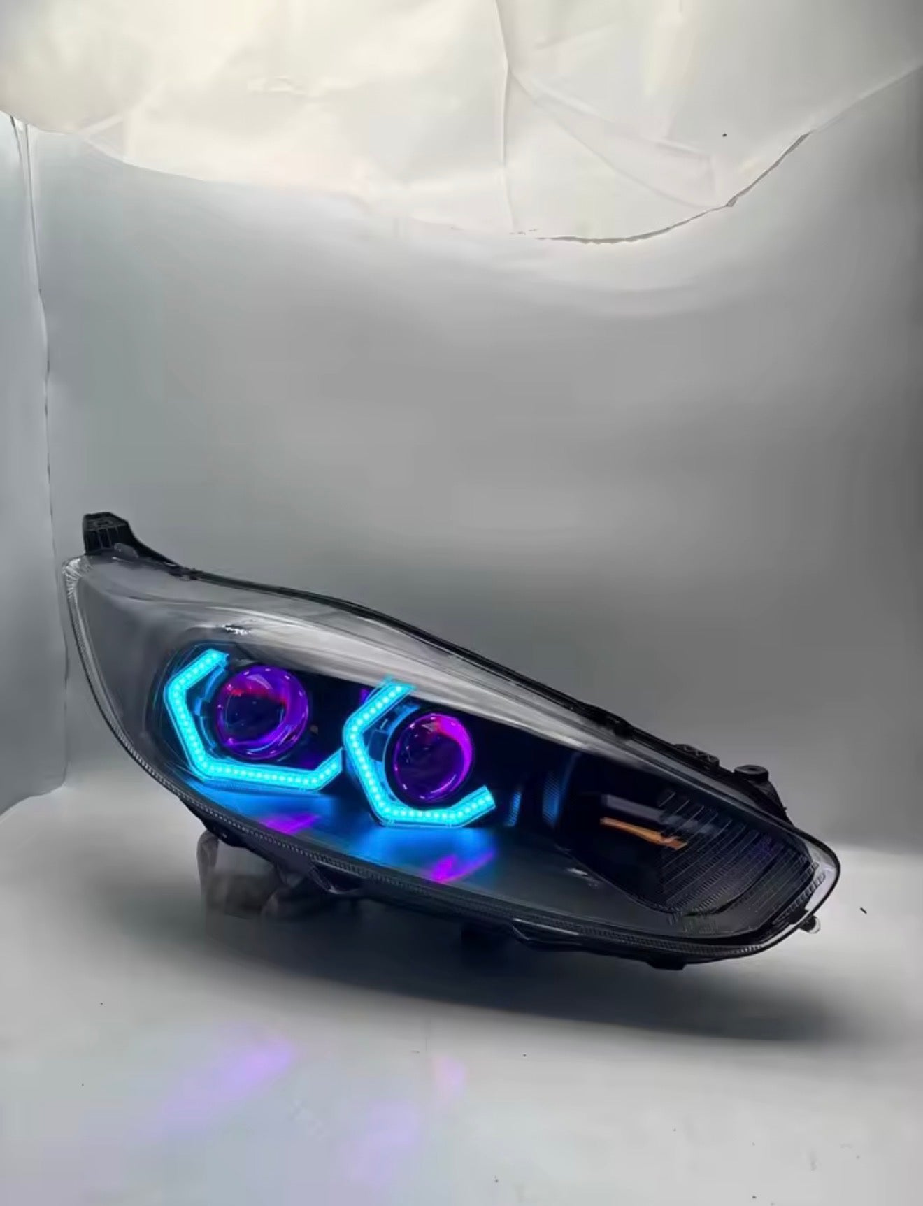 RGB changeable custom headlights