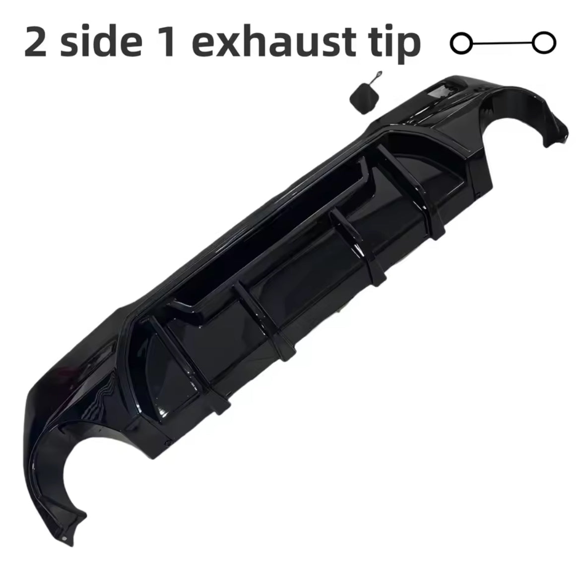 BMW 1 series f40 rear diffuser