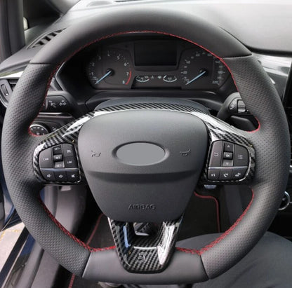 Steering wheel trim cover