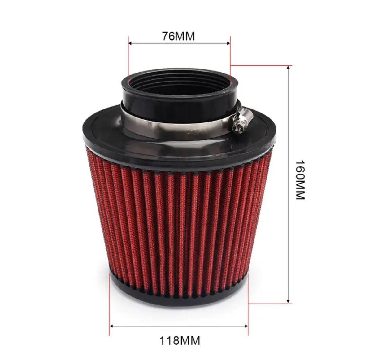 Cone air filter replacement