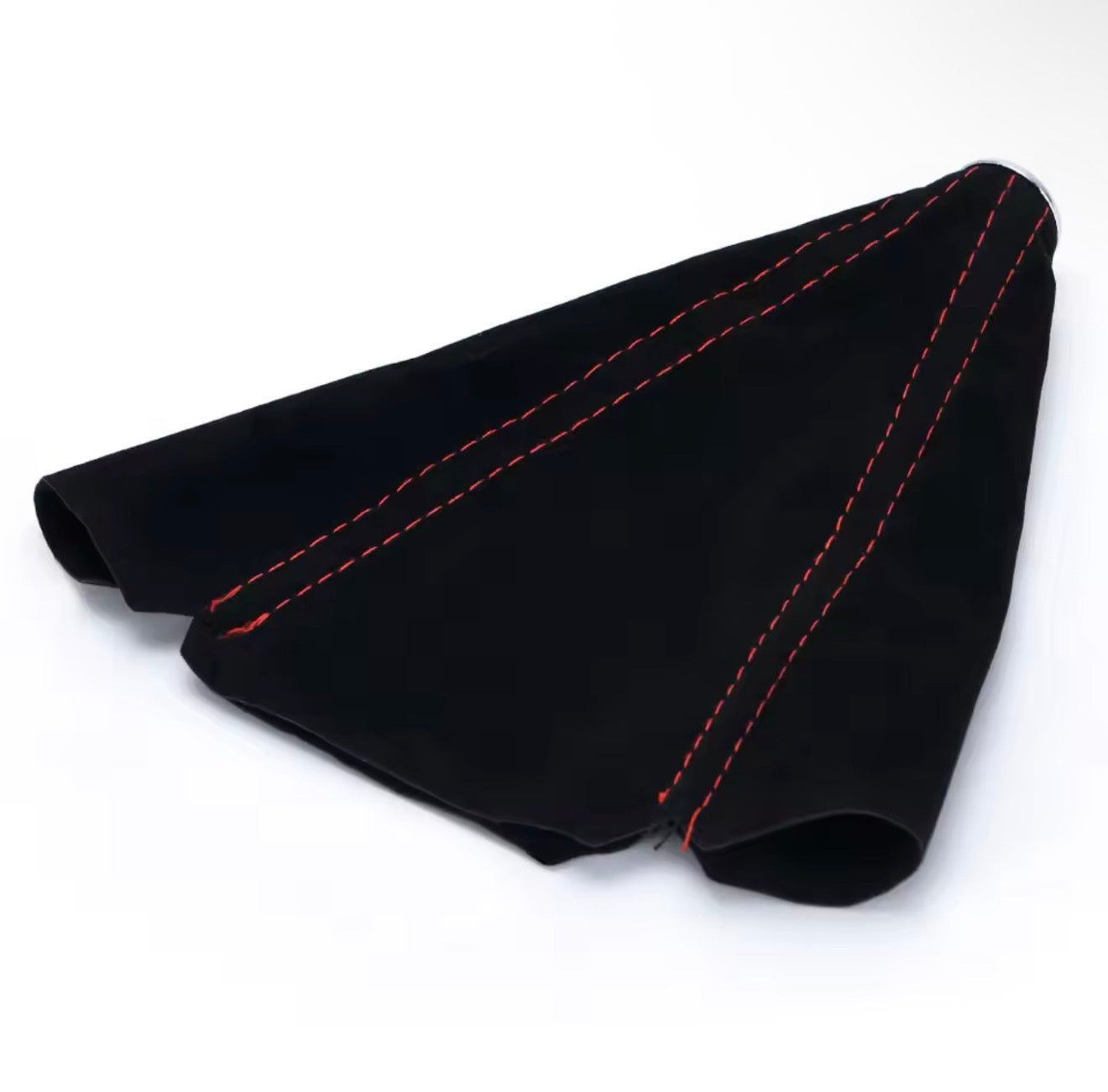 Red stitched Leather gear gaitor