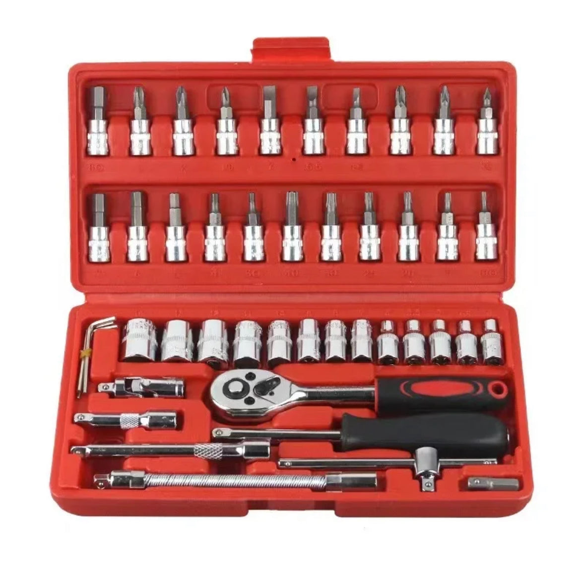 Ratchet & screw driver tool set