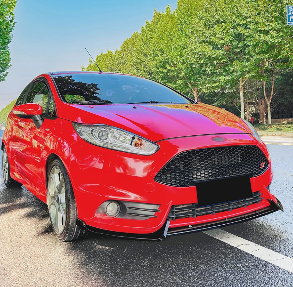 Ford fiesta front splitter