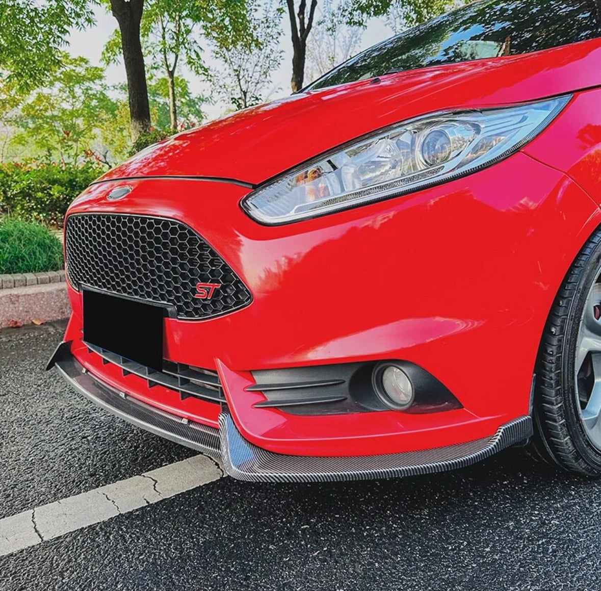 Ford fiesta mk7.5 front splitter