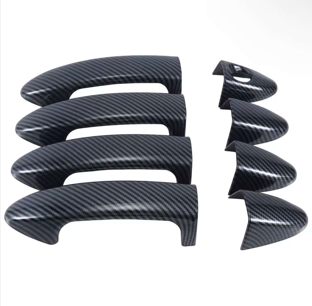 Carbon fibre door handles