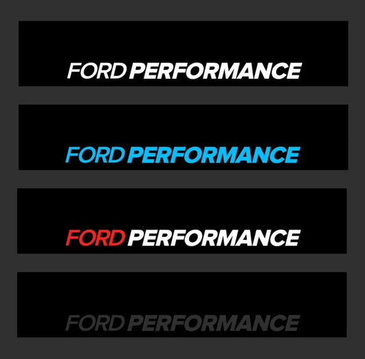 Ford performance sun strip