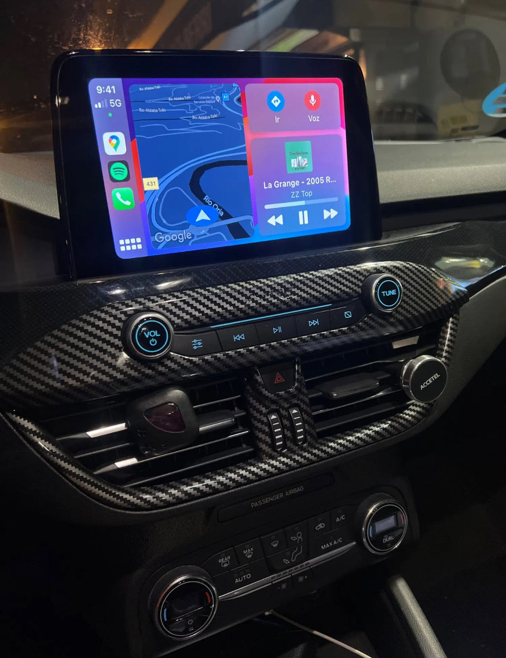 Carbon fibre Dashboard cover