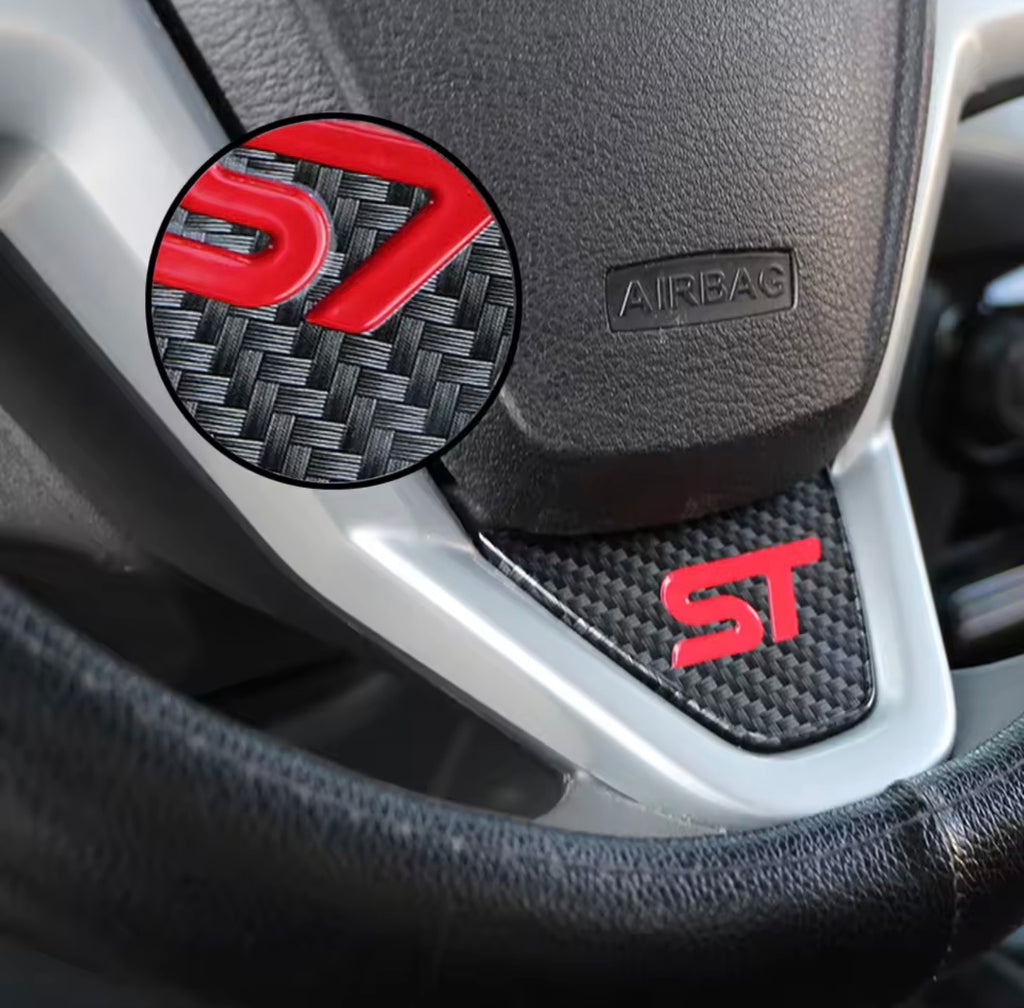 ST steering wheel sticker