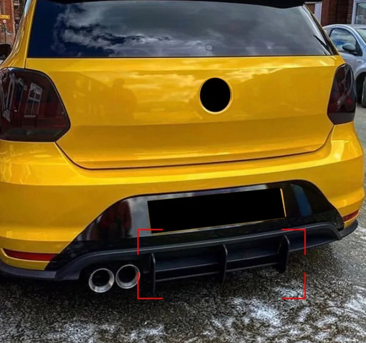 Mk5 polo rear diffuser fins