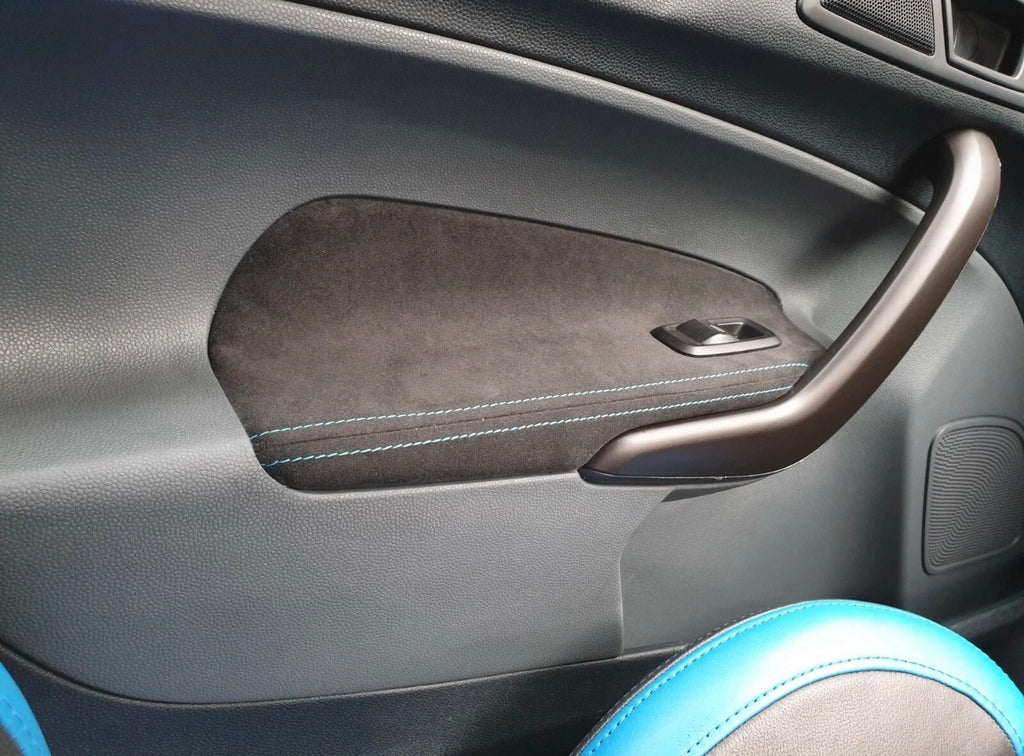 Alcantara door stitching